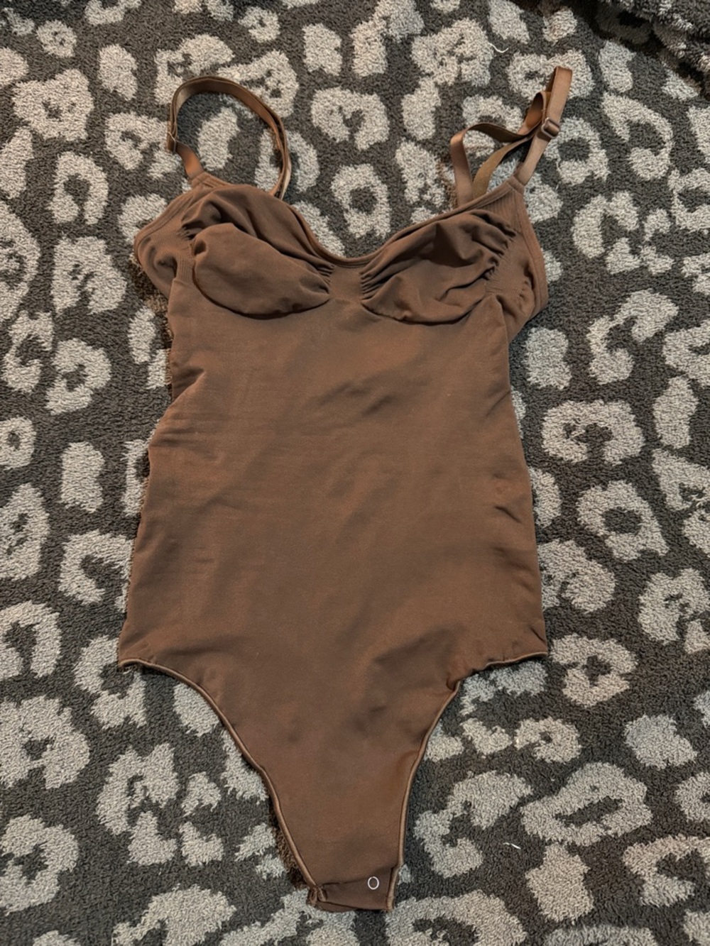 SKIMS Seamless Sculpt Thong Shaping Bodysuit - Cocoa